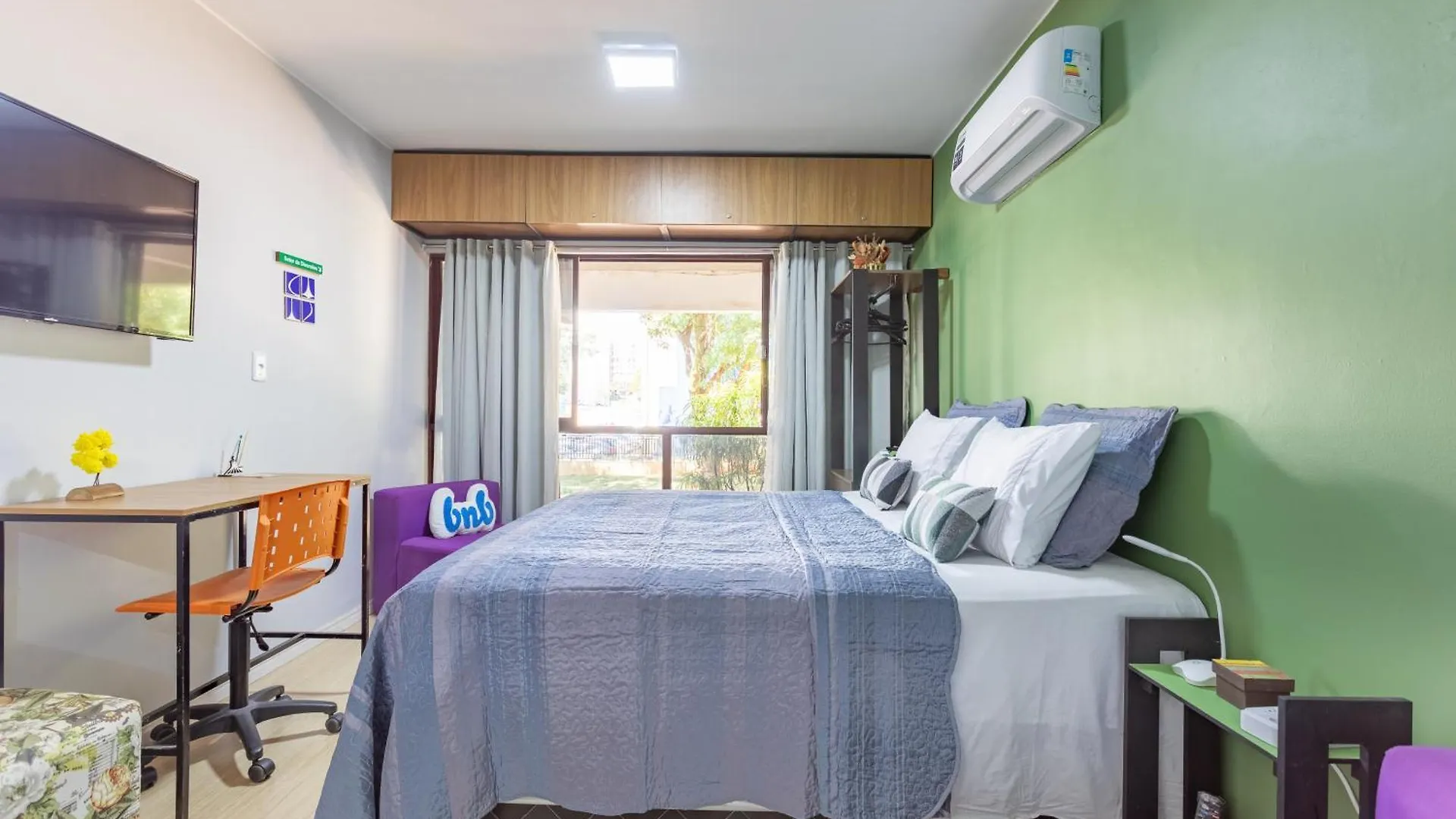 Estudio Aconchegante Na Asa Norte Com Ar-Cond, Wi-Fi E Cozinha Brasilia Apartment